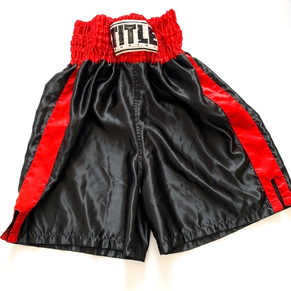Title Boxing Other - Vintage Title Boxing Classic Satin Boxing Shorts M